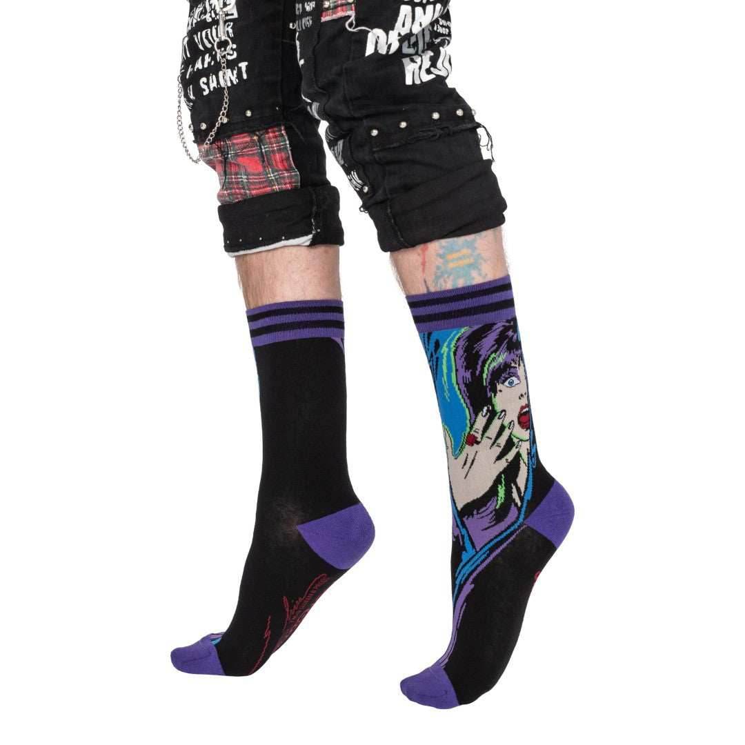 Elvira Unpleasant Dreemz Crew Socks - 