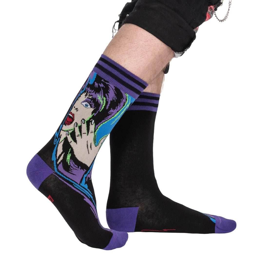 Elvira Unpleasant Dreemz Crew Socks - 