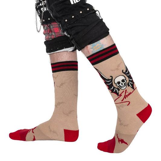 Elvira Cruel Ink Crew Socks - 