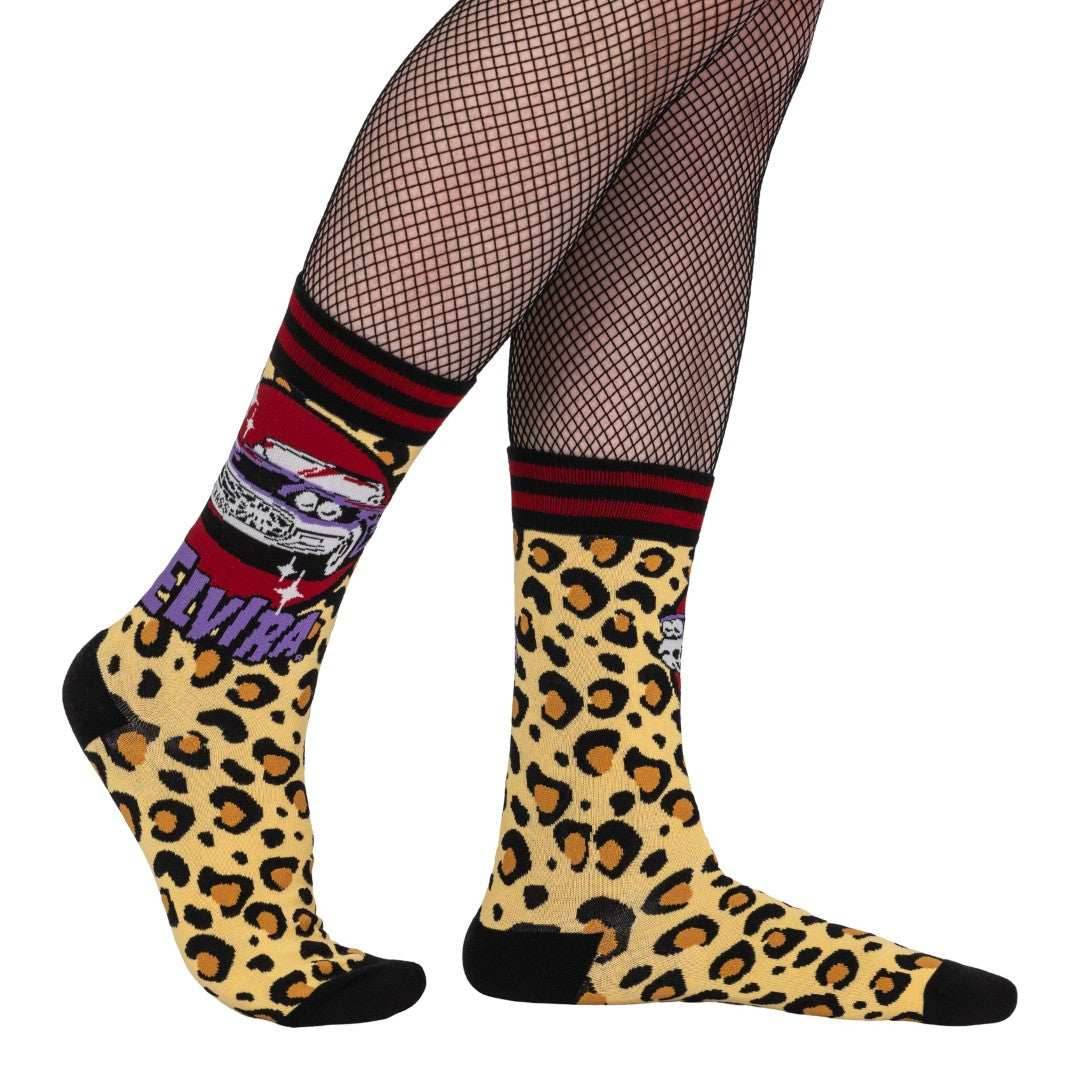 Elvira Macabre Mobile Crew Socks - 