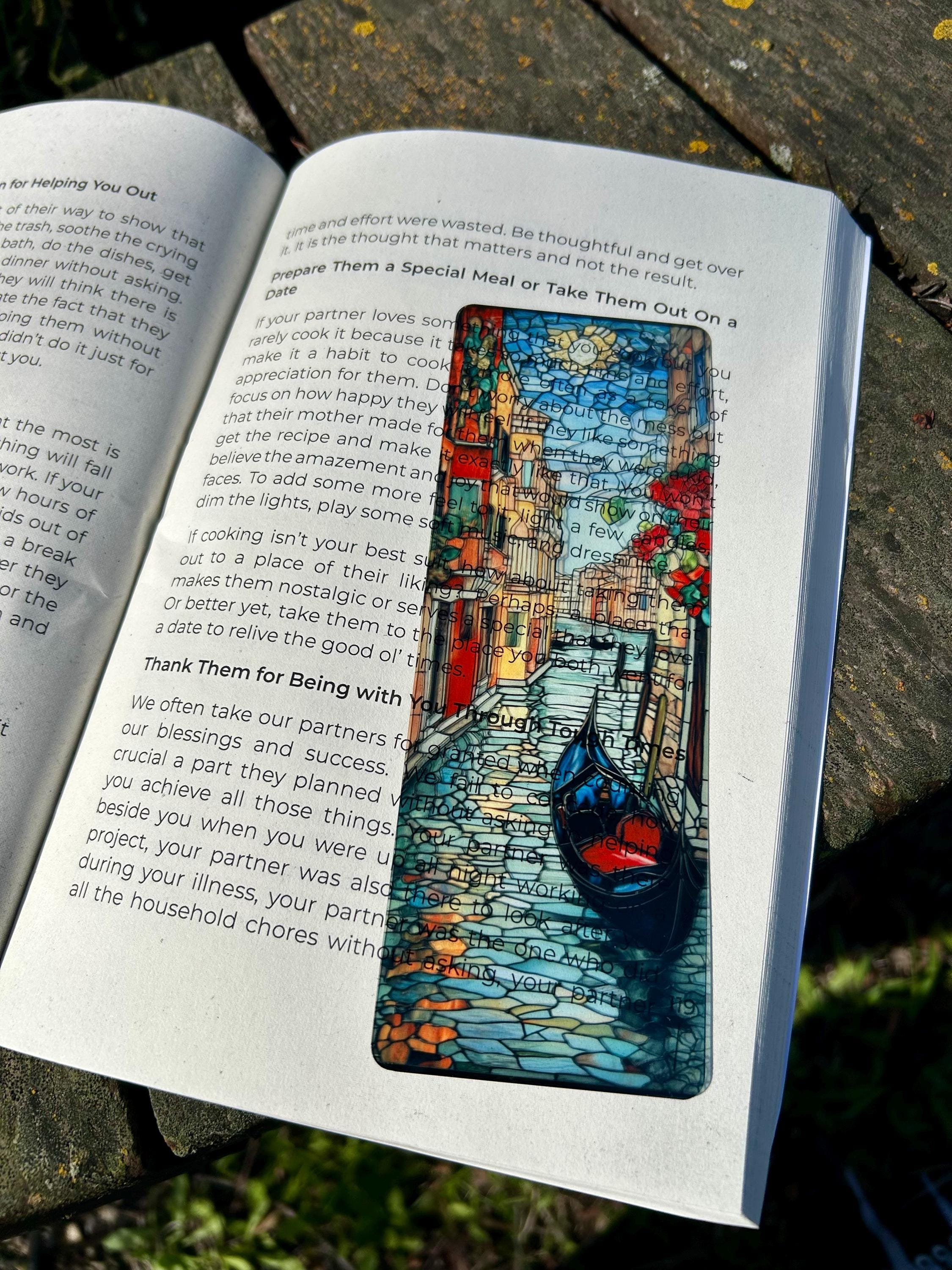 Venice Italy Bookmark – Romantic Canal Scene, Travel Keepsake, Italian Aesthetic, Book Lover Gift, European Landmark, Venice canals