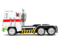 G1 Autobot Optimus Prime Truck White with Robot on Chassis from "Transformers" TV Series - "Ghostbusters" (1984) Movie Crossover "Hollywood Rides" Series Diecast Model by Jada