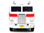 G1 Autobot Optimus Prime Truck White with Robot on Chassis from "Transformers" TV Series - "Ghostbusters" (1984) Movie Crossover "Hollywood Rides" Series Diecast Model by Jada