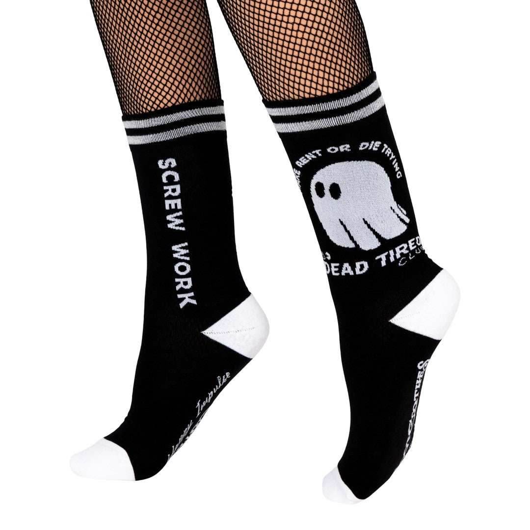 Dead Tired Crew Socks - 