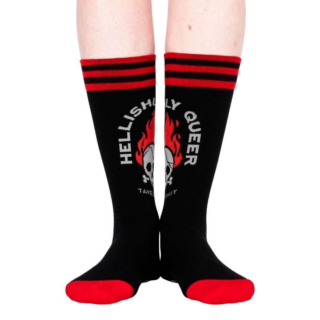 Hellishly Queer Crew Socks - 