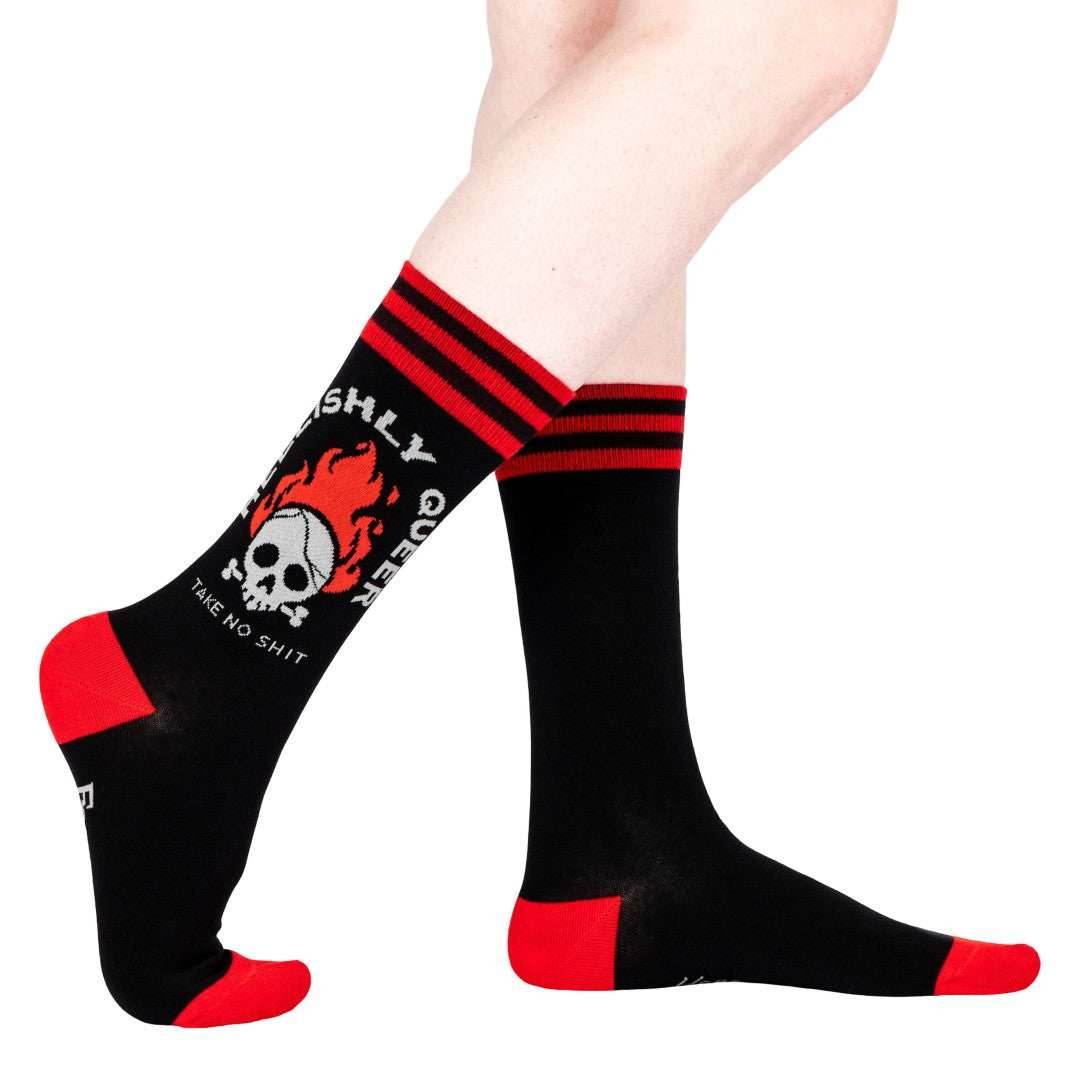 Hellishly Queer Crew Socks - 