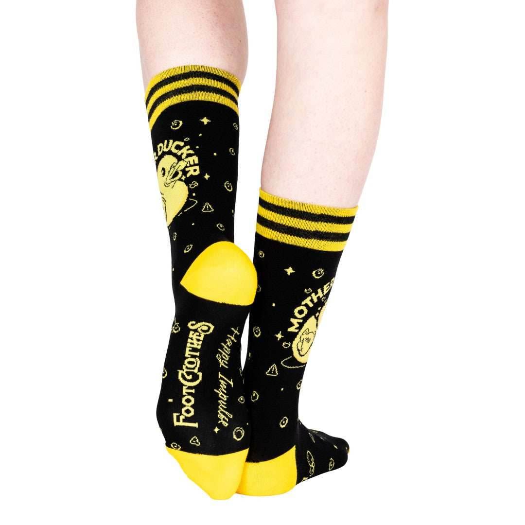 Mother Ducker Crew Socks - 