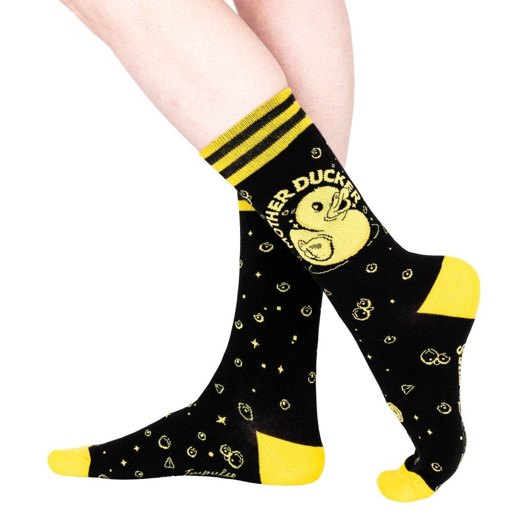 Mother Ducker Crew Socks - 
