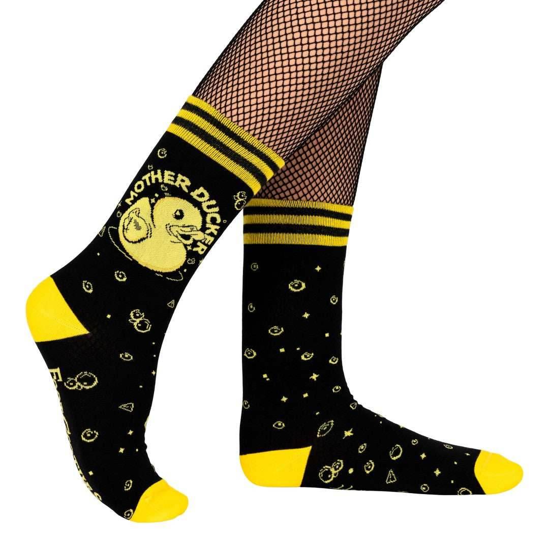 Mother Ducker Crew Socks - 