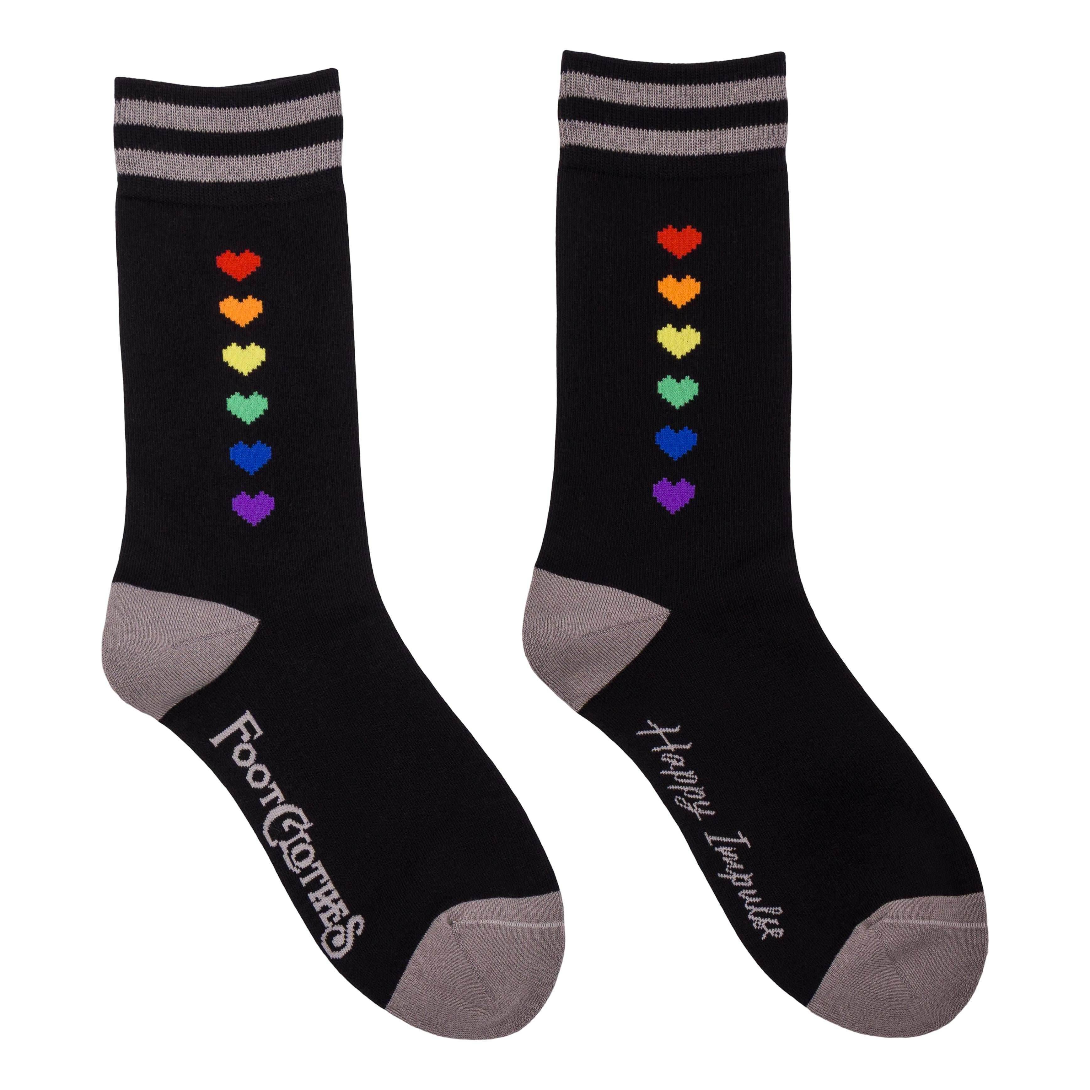 Queer Pixels Crew Sock Pack | 2 Designs - 