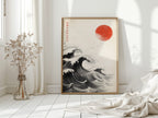 Japanese Ink Waves – The Flow of Nature