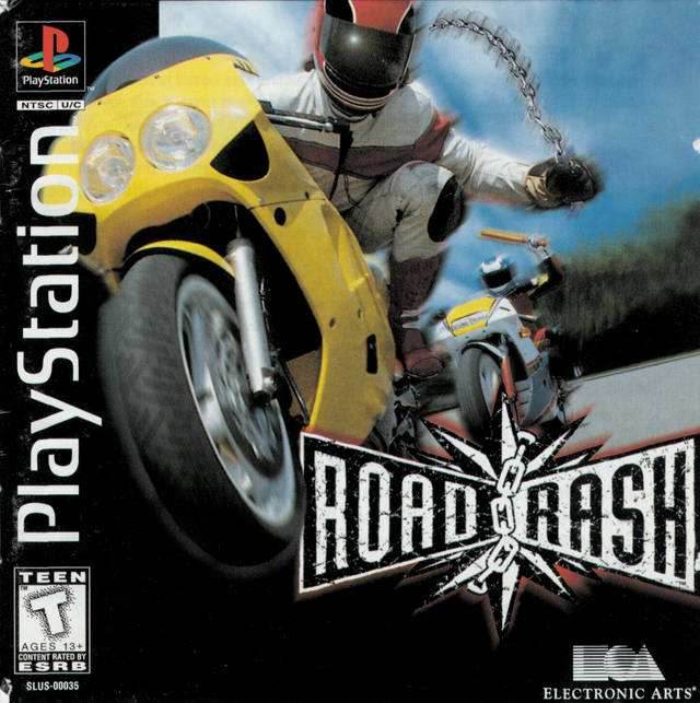 Road Rash (Playstation) - Game Manual Only