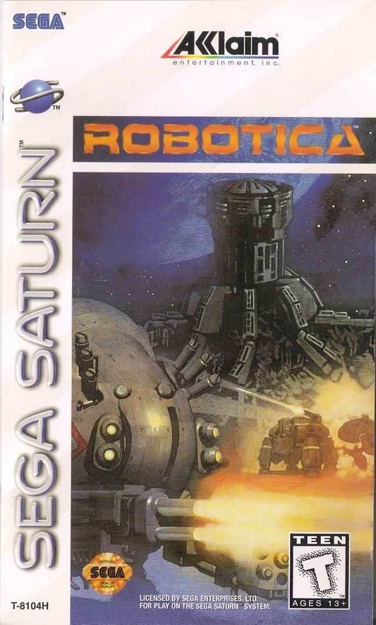 Robotica (Sega Saturn) - Game Manual Only