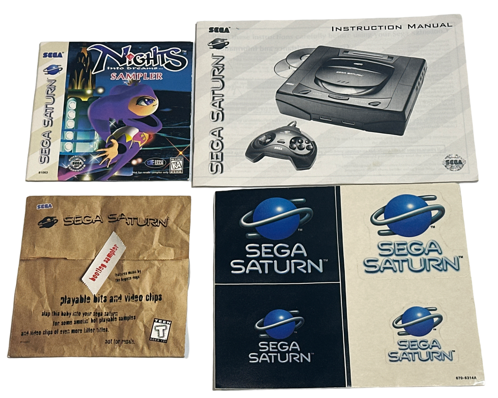 Sega Saturn (System w/ 2-Controllers) - Role-Players