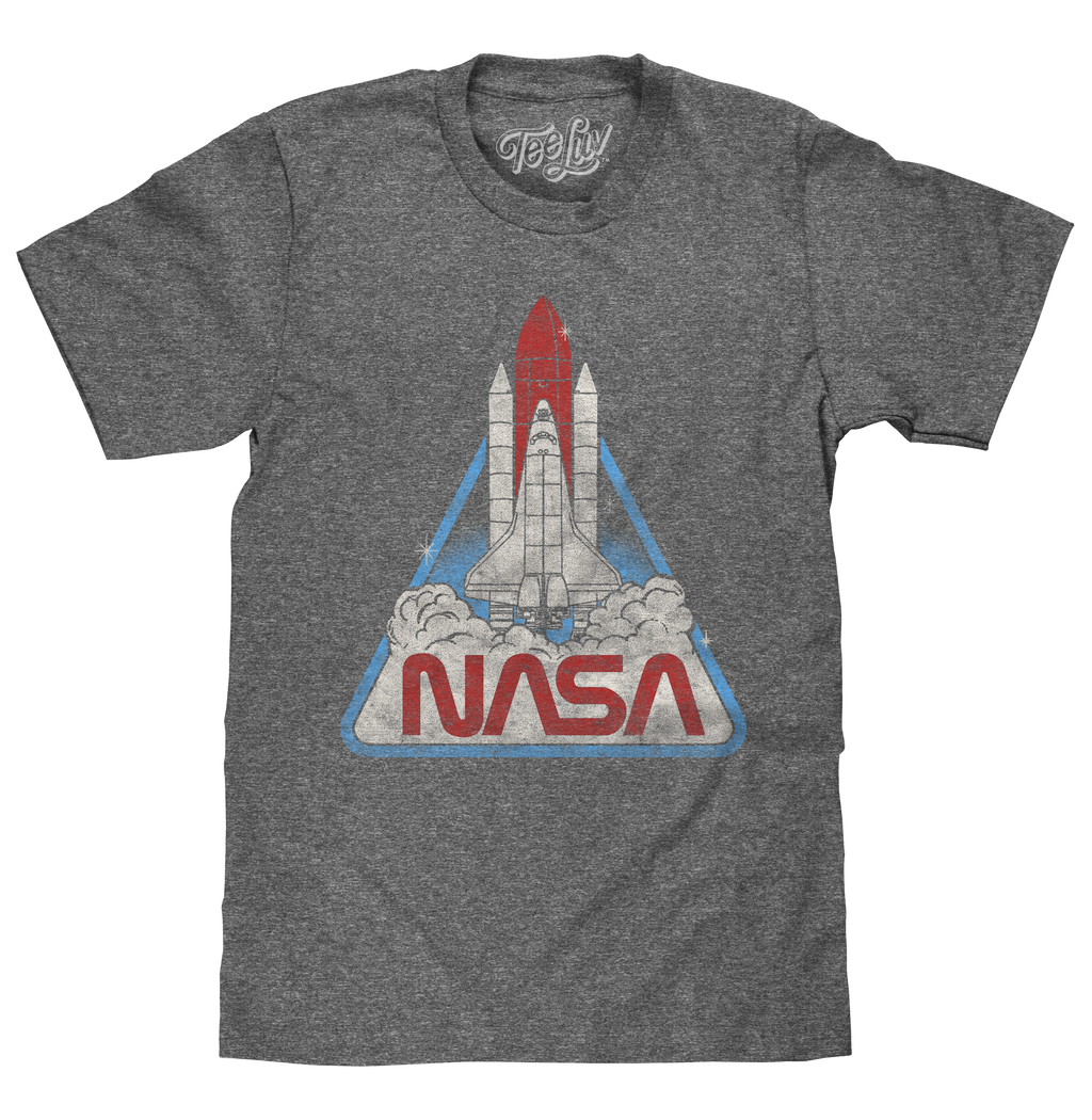 NASA Space Shuttle T-Shirt - Gray