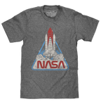 NASA Space Shuttle T-Shirt - Gray