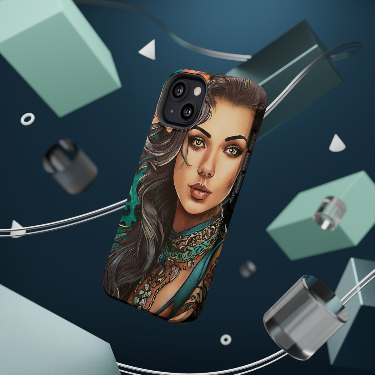 Vibrant Beauty Magnetic Tough Phone Case