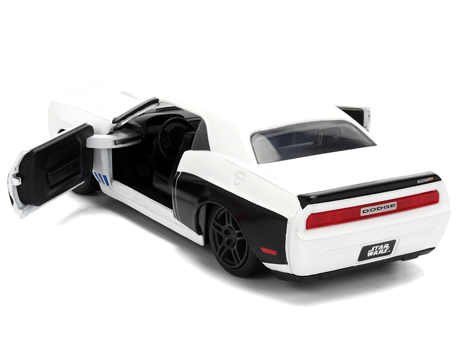 2012 Dodge Challenger SRT8 "Stormtrooper" Livery White with Graphics "Star Wars" Franchise "Hollywood Rides" Series 1/32 Diecast Model Car by Jada