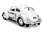 1959 Volkswagen Beetle "R2-D2" Livery White with Graphics "Star Wars" Franchise "Hollywood Rides" Series 1/32 Diecast Model Car by Jada