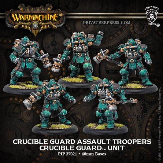 Warmachine: Crucible Guard Assault Troopers - 