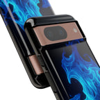 Blue Flames Tough  Phone Case