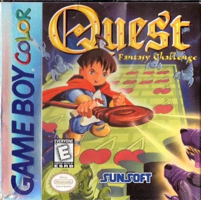 Quest: Fantasy Challenge (Gameboy Color) - Game Manual Only