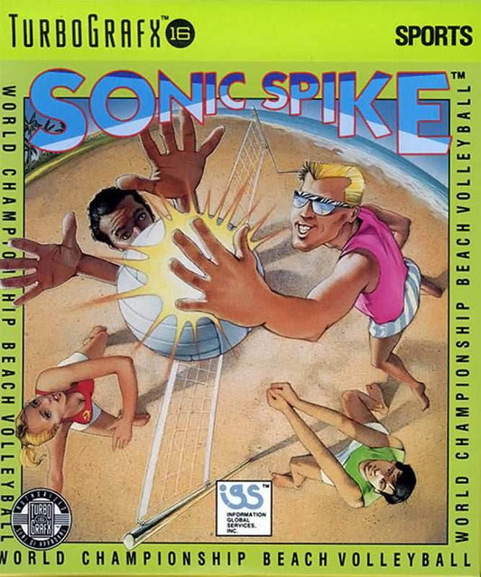 Sonic Spike (TurboGrafx-16) - Game Manual Only
