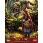 Trefl Premium Plus Enchanted Fairy Tales Little Red Riding Hood and the Wolf 500 Piece Puzzle