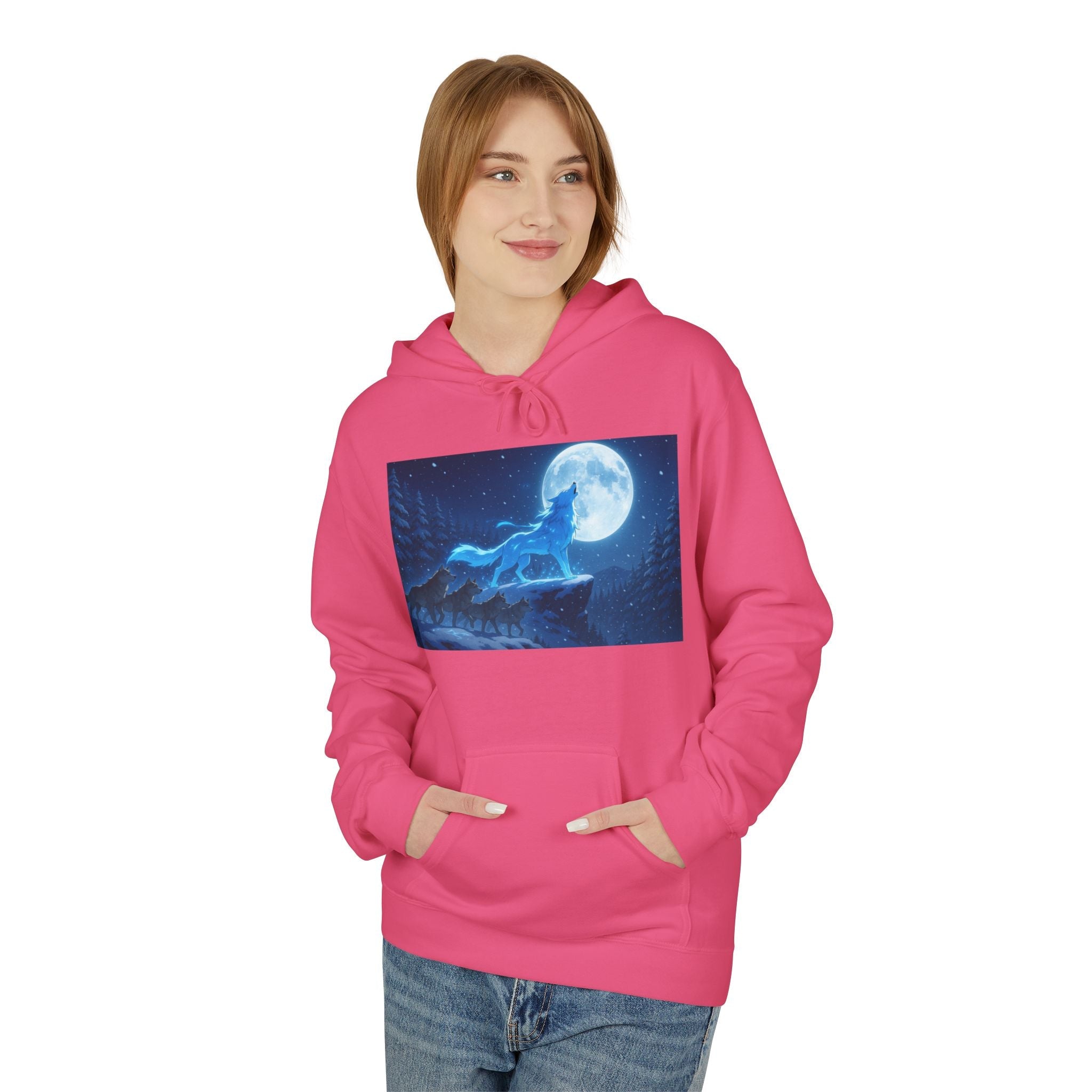 the Blue wolf Spirit hoodie