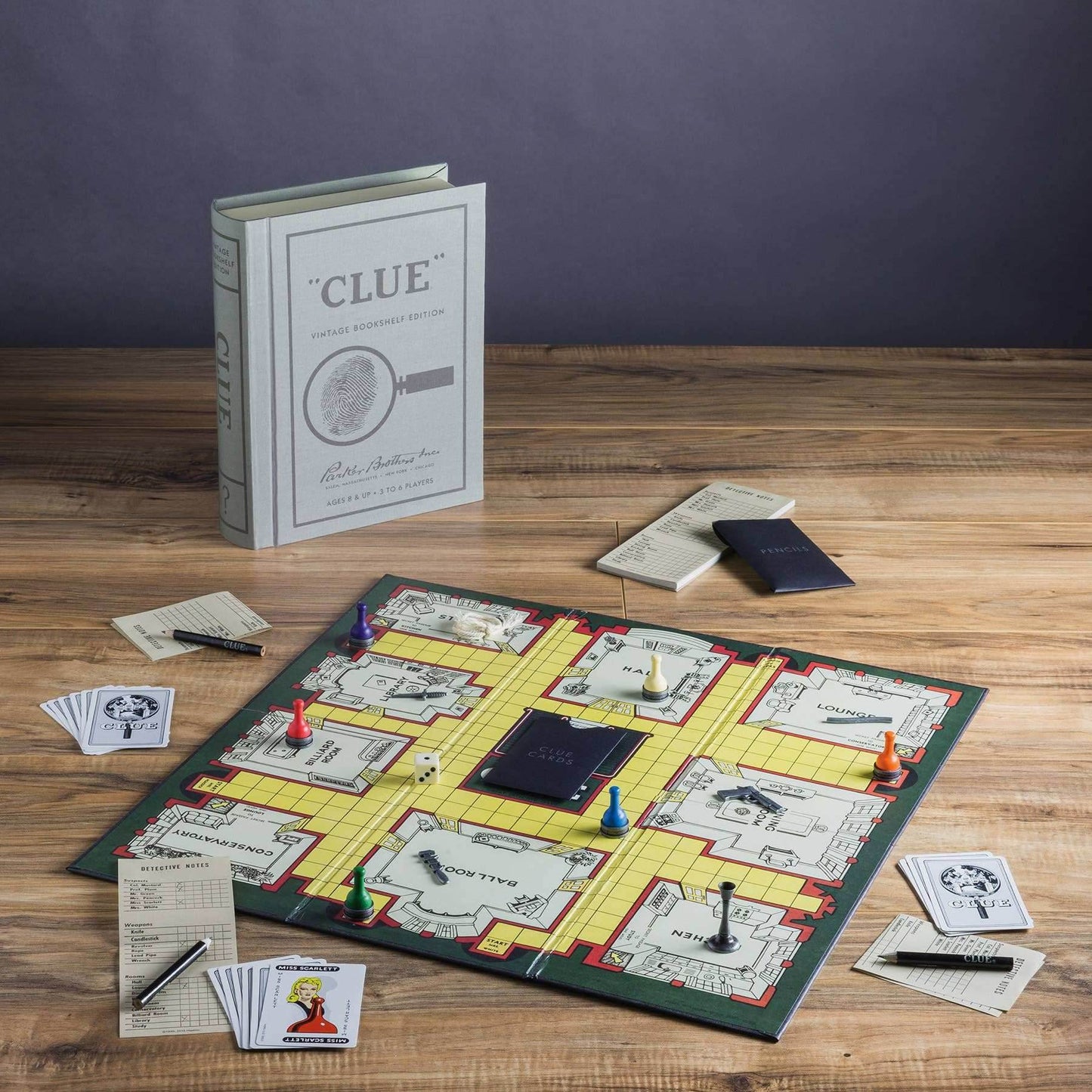 Clue - Vintage Bookshelf Edition - 
