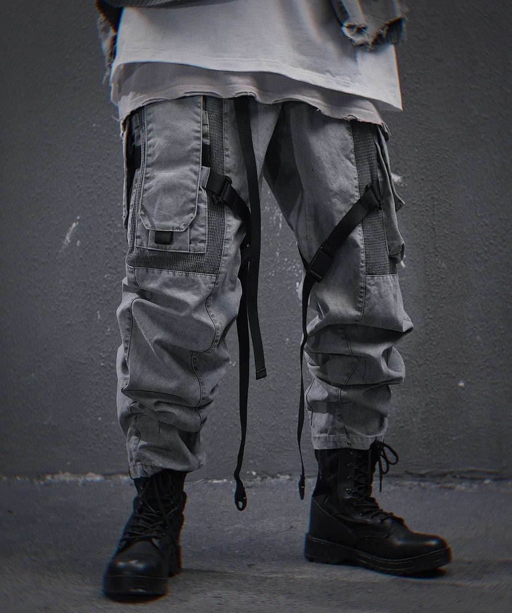 HiP46 Grey NX Cargo Pants - M