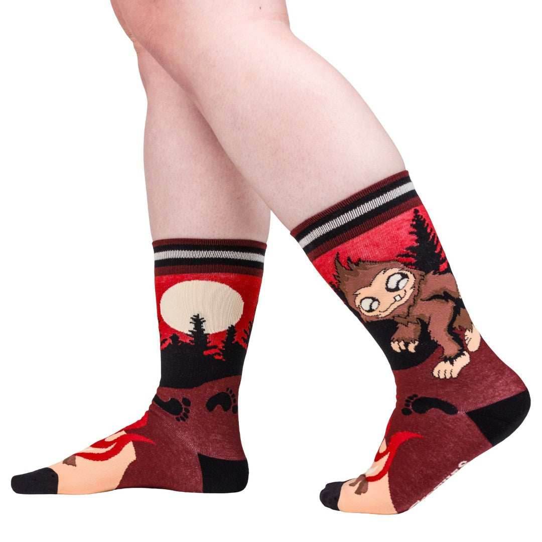 Cute Bigfoot Crew Socks - 