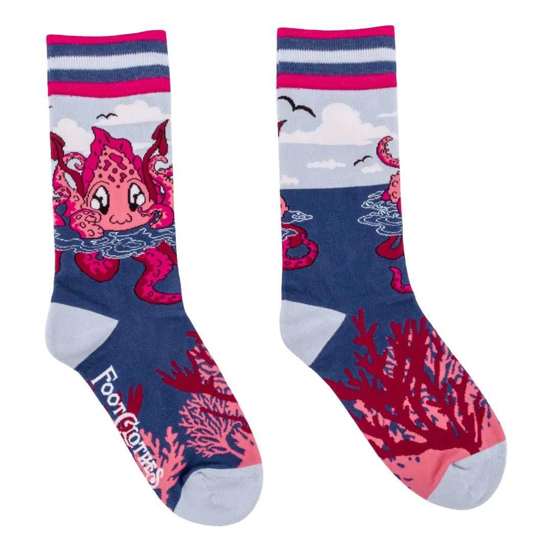 Cute Kraken Crew Socks - 