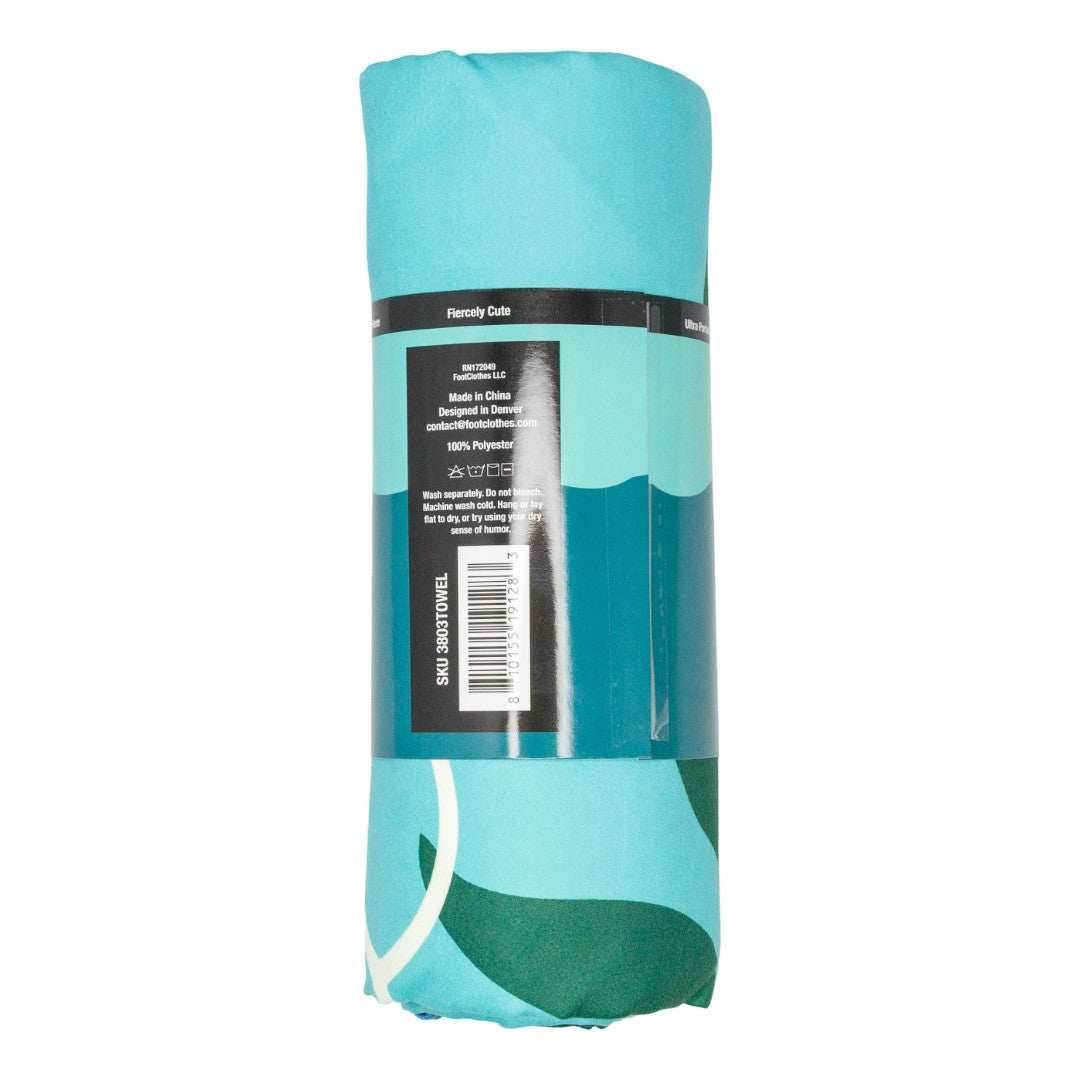 LIMITED Cute Nessie Quick Dry Suede Beach Towel - 