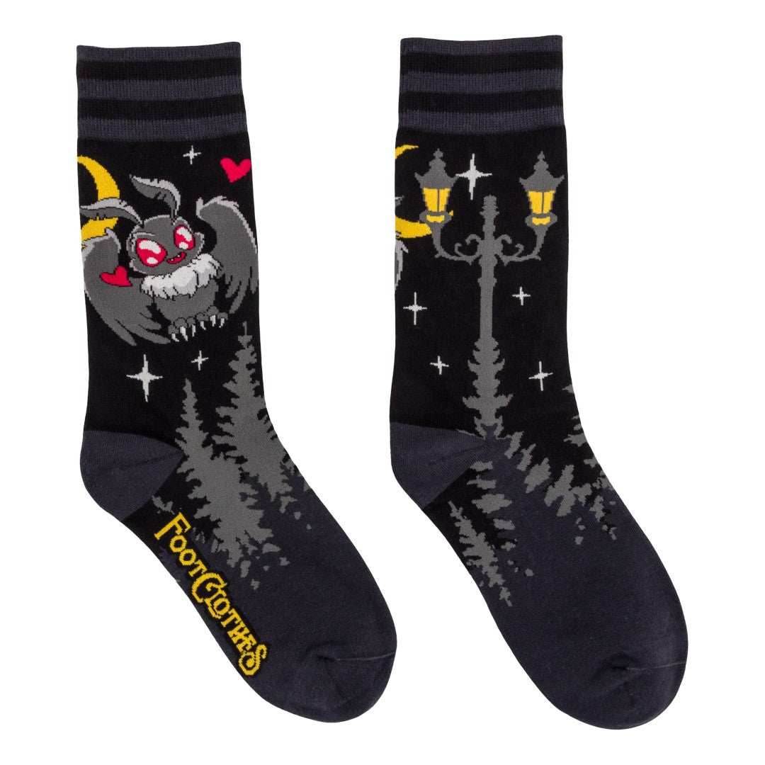 Cute Mothman Crew Socks - 