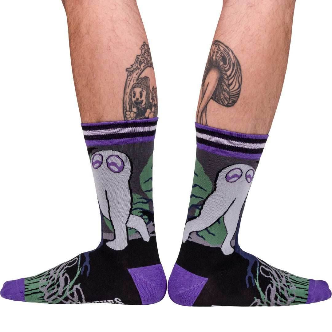 Cute Fresno Nightcrawler Crew Socks - 
