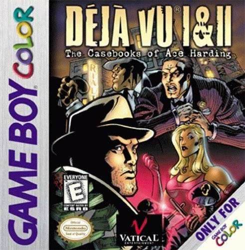 Deja Vu I & II: The Casebooks of Ace Harding (Gameboy Color) - Game Manual Only