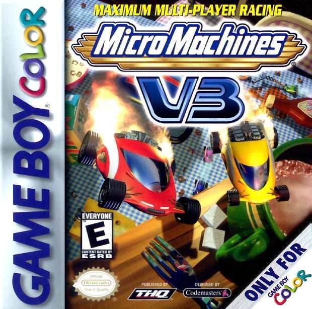 Micro Machines V3 (Gameboy Color) - Game Manual Only