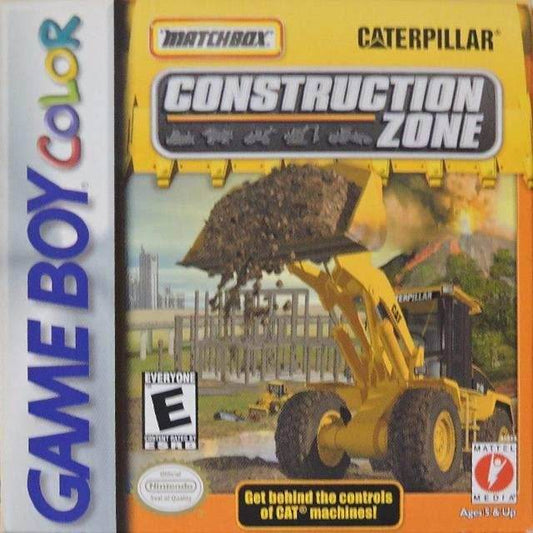 Matchbox Caterpillar Construction Zone (Gameboy Color) - Game Manual Only