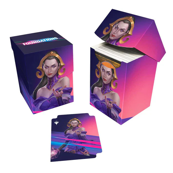 Foundations Liliana 100+ Deck Box Dark for Magic: The Gathering