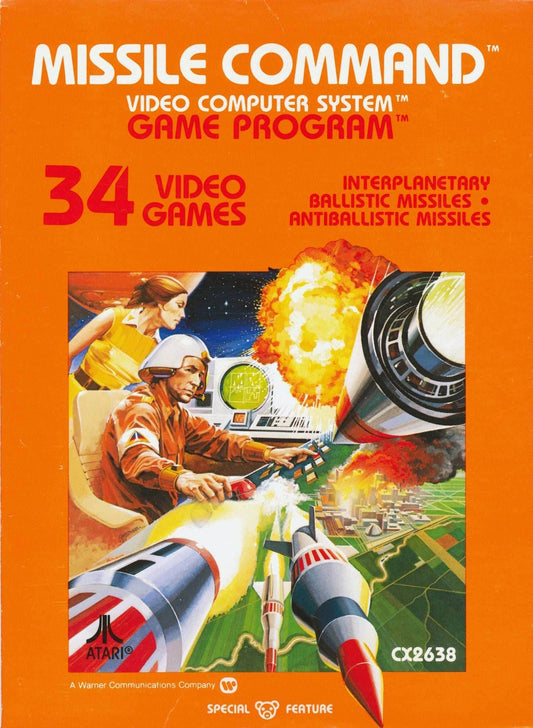 Missile Command (Atari 2600) - Game Manual Only