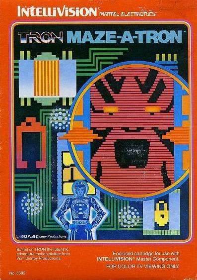 Tron Maze-a-Tron (Intellivision) - Game Manual Only