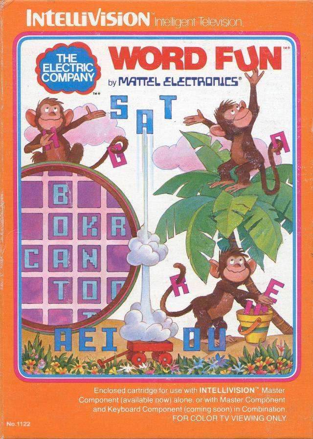 Word Fun (Intellivision) - Game Manual Only