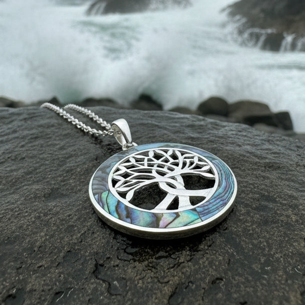 Carmina Tree of Life Shell Necklace