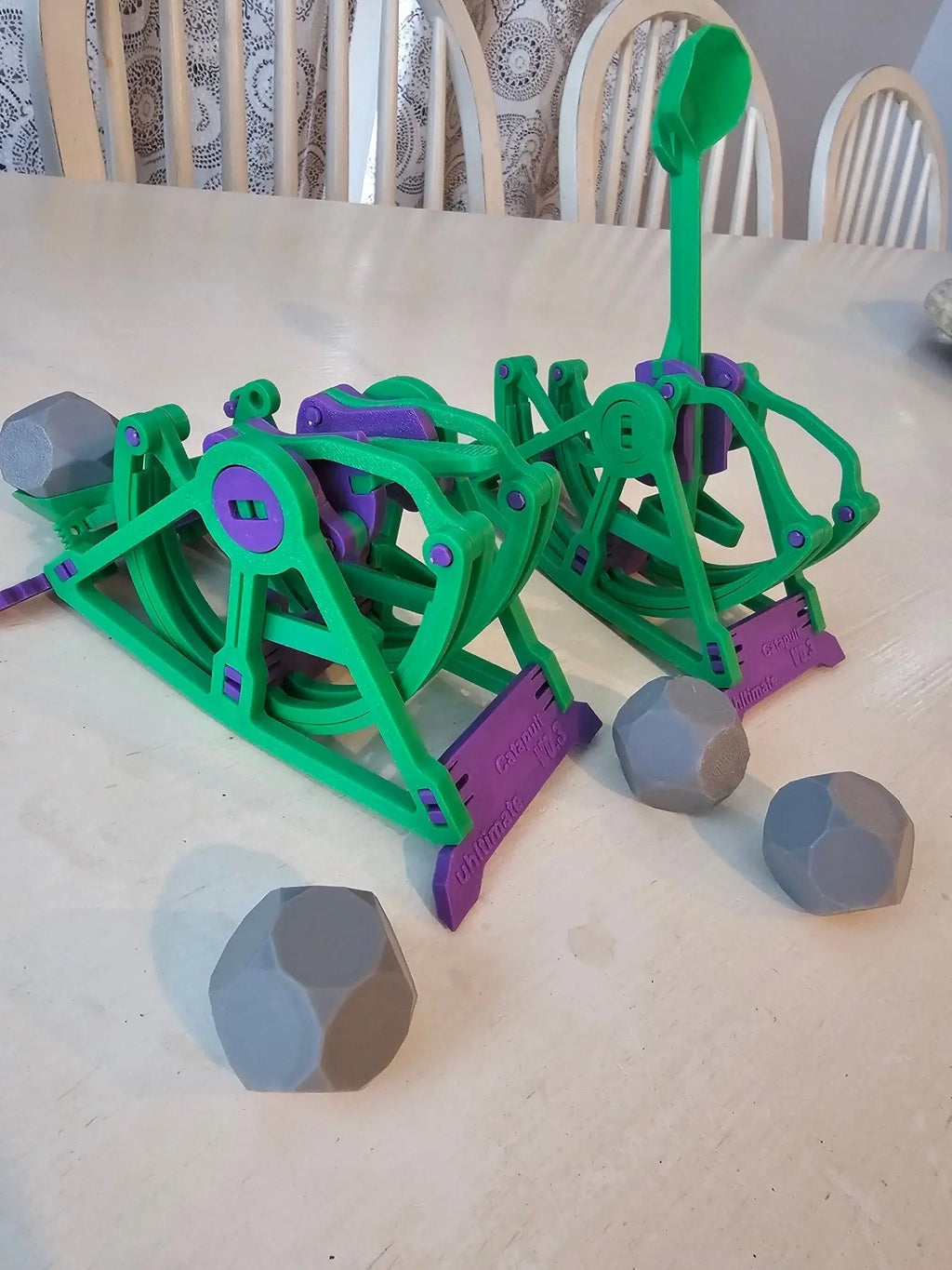 Mini Catapult Launcher - 3D Printed STEM Toy | 20-30 ft