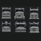 3D Printed Print Your Monsters Mimics Treasure Chests Set 28mm - 32mm D&D Wargaming