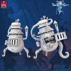 3D Printed STL Miniatures Mimics Set The Frost City 2 28 - 32mm War Gaming D&D
