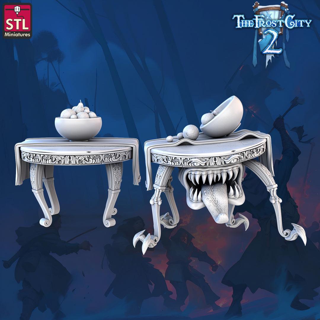 3D Printed STL Miniatures Mimics Set The Frost City 2 28 - 32mm War Gaming D&D
