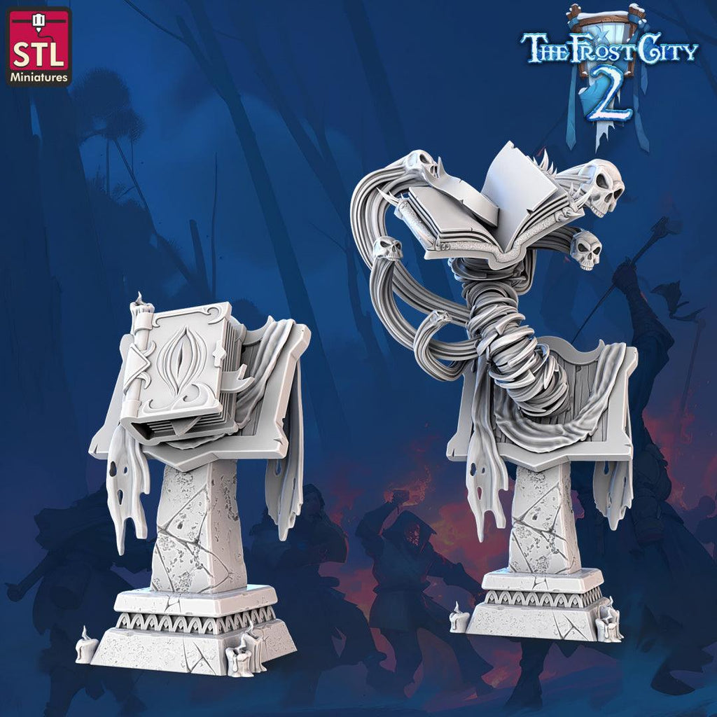 3D Printed STL Miniatures Mimics Set The Frost City 2 28 - 32mm War Gaming D&D