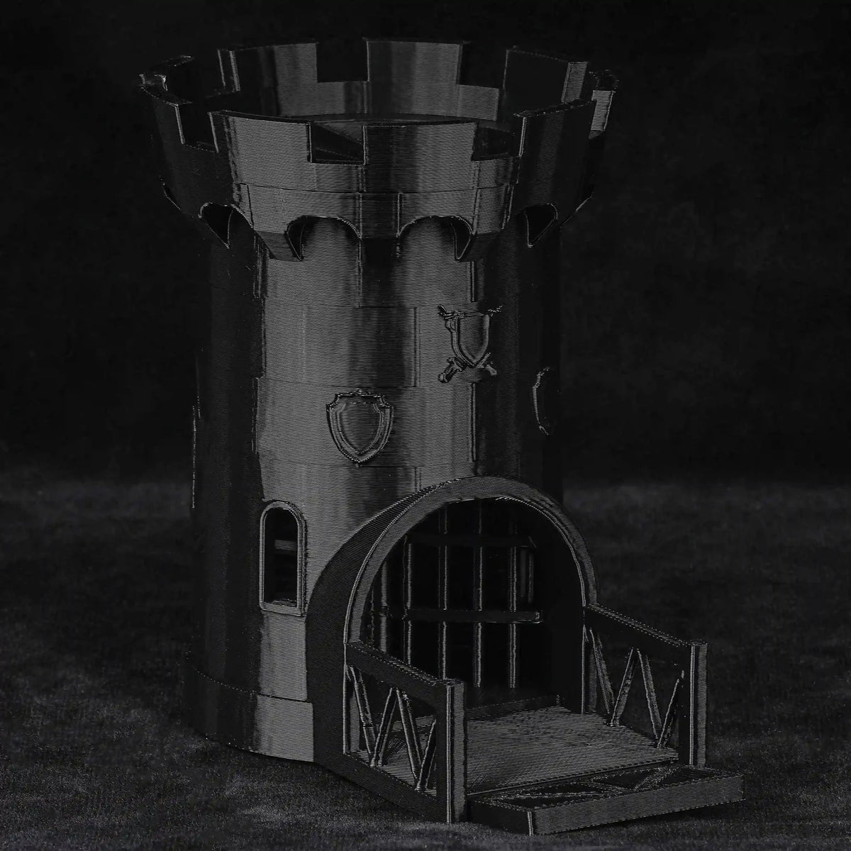 3D Printed Castle Model dungeons & dragons Dice Tower